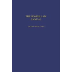 The Jewish Law Annual Volume 22