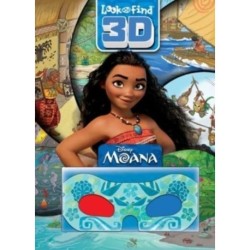Disney Moana Look And Find 3D