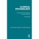 Clinical Psychology: A Case Book of the Neuroses and their Treatment