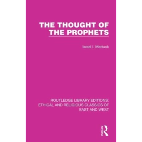The Thought of the Prophets