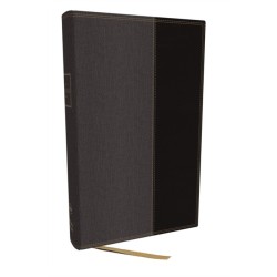 The Prayer Bible: Pray God’s Word Cover to Cover (NKJV, Black/Gray Leathersoft, Red Letter, Comfort Print)