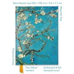 Vincent van Gogh: Almond Blossom (Foiled Quarto Journal)