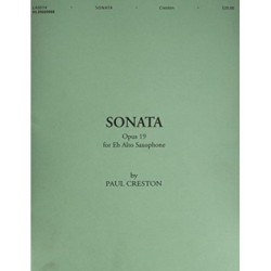 SONATA OP 19 FOR EFLAT ALTO SAXOPHONE