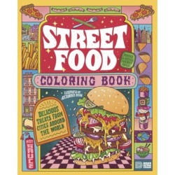 Street food coloring book