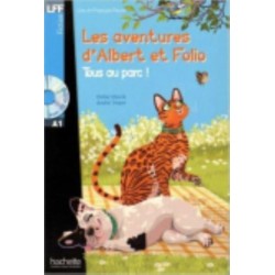 Les aventures d'Albert et Folio: Tous au parc ! - Livre + CD Audio