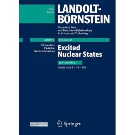 Excited Nuclear States - Nuclei with Z - 74-103