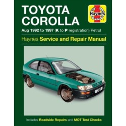 Toyota Corolla Petrol (Aug 92 - 97) Haynes Repair Manual: 92-97