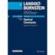 Optical Constants: Supplement to Volume III/47