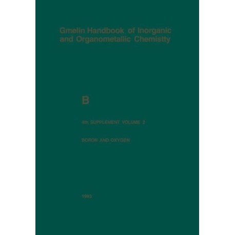 Boron and Oxygen