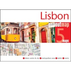 Lisbon PopOut Map - pocket-size, pop-up map of Lisbon