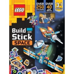 LEGO® Books: Build and Stick: Space (includes LEGO® bricks, book and over 250 stickers)