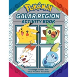 Pokemon Official Galar Region Activity Book