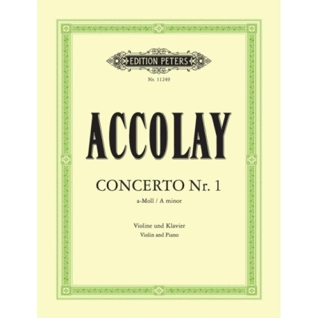 Violin Concerto No. 1 in A minor (Edition for Violin and Piano by the Composer)