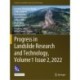 Progress in Landslide Research and Technology, Volume 1 Issue 2, 2022