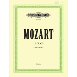 12 Duos for 2 Horns K487 (496a) (Transcribed for 2 Violins)
