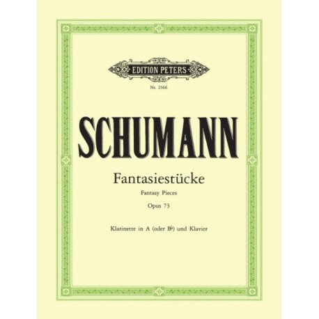 Fantasiestucke op. 73 for Clarinet (in A or B flat) and Piano