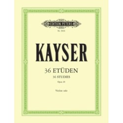 36 Etuden op. 20 fur Violine