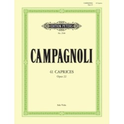 41 Caprices Op.22 for Solo Viola