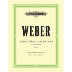 Grand Duo concertant in E flat Op. 48 for Clarinet (Violin) and Piano