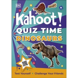 Kahoot! Quiz Time Dinosaurs: 250 Trivia Questions (with QR Codes Inside for 150 Interactive Bonus Questions) – Educational Kids Quiz Book