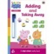 Learn with Peppa: Adding and Taking Away wipe-clean activity book