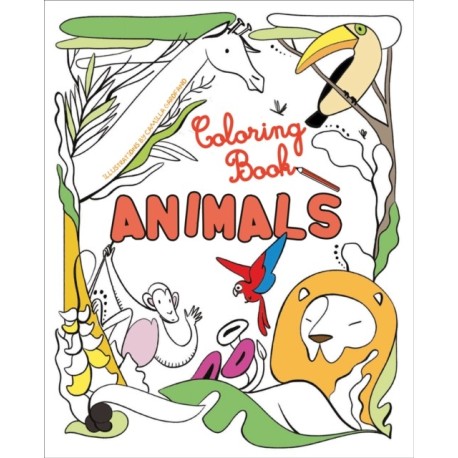 Animals: Colouring Book