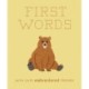 First Words with Cute Embroidered Friends: A Padded Board Book for Infants and Toddlers featuring First Words and Adorable Embroidery Pictures