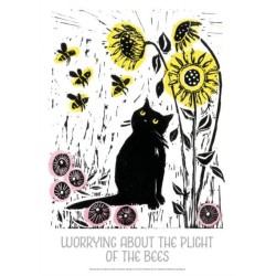 WORRYING ABOUT THE PLIGHT OF BEES