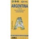 Argentina, Argentinien, Borch Map: Argentina, Isla Grande de Tierra del Fuego, Buenos Aires, Greater Buenos Aires, Los Glaciares National Park, Monte Fitz Roy, Salta, Cordoba