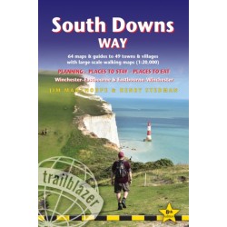 South Downs Way Trailblazer Walking Guide 8e: Practical guide with 60 Large-Scale Walking Maps (1:20,000) & Guides to 49 Towns & Villages - Planning, Places To Stay, Places to Eat