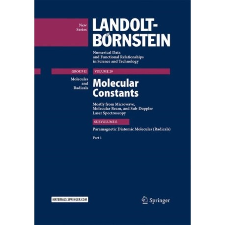 Molecular Constants Mostly from Microwave, Molecular Beam, and Sub-Doppler Laser Spectroscopy: Paramagnetic Diatomic Molecules (Radicals), Part 1