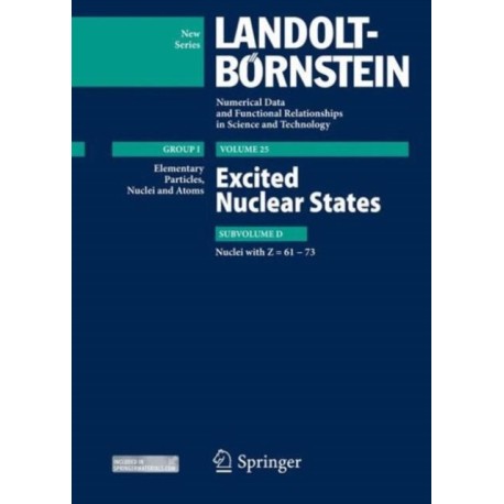 Excited Nuclear States - Nuclei with Z - 61-73.