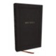 NKJV Personal Size Large Print Bible with 43,000 Cross References, Black Leathersoft, Red Letter, Comfort Print (Thumb Indexed)