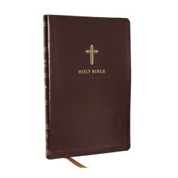 NKJV Holy Bible, Ultra Thinline, Burgundy Bonded Leather, Red Letter, Comfort Print