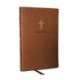 NKJV Holy Bible, Ultra Thinline, Brown Leathersoft, Red Letter, Comfort Print
