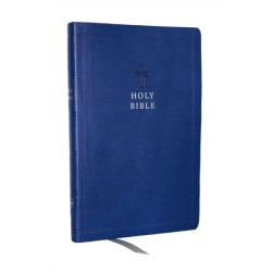 NKJV Holy Bible, Value Ultra Thinline, Blue Leathersoft, Red Letter, Comfort Print