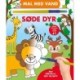 Mal med vand - Søde dyr (papbog med pensel - farvelæg igen og igen)