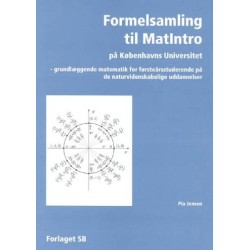 Formelsamling til MatIntro på Københavns Universitet: grundlæggende matematik for førsteårsstuderende på de naturvidenskabelige uddannelser