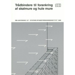 Anvisning 157: Trådbindere til forankring af skalmure og hule