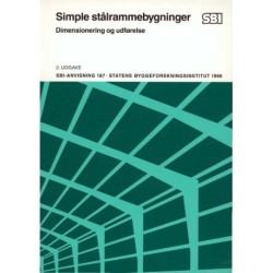 Anvisning 187: Simple stålrammebygninger: Dimensionering og udførelse
