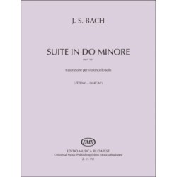 Suite in do minore trascrizione per violoncello solo