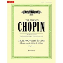 Trois Nouvelles Etudes The Complete Chopin