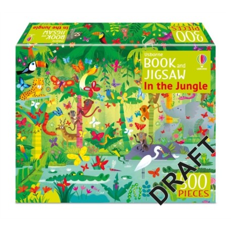 Usborne Book and Jigsaw In the Jungle