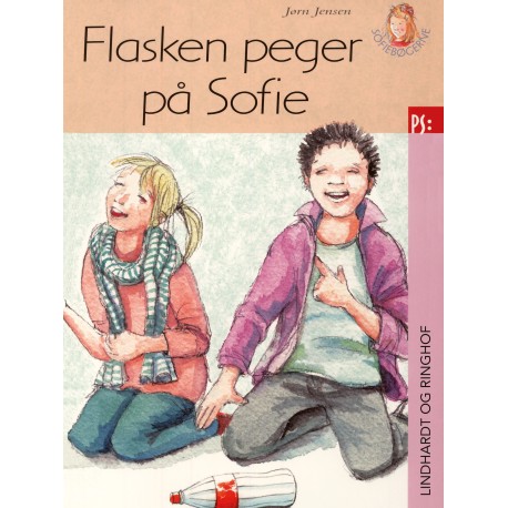 Flasken peger på Sofie