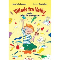 Villads fra Valby maler uden for stregerne: Malebog