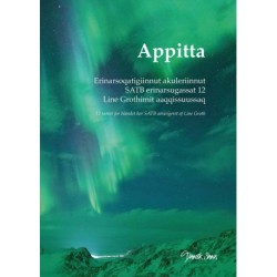Appitta: 12 satser for blandet kor SATB arrangeret af Line Groth