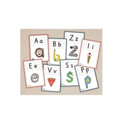 Læs sammen - Bogstavkort: Pakke med 29 bogstavkort