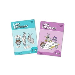 Læs sammen 1-2 – Arbejdsbog del 1 og Arbejdsbog del 2: Et differentieret læsebogssystem til 1.-2. klasse