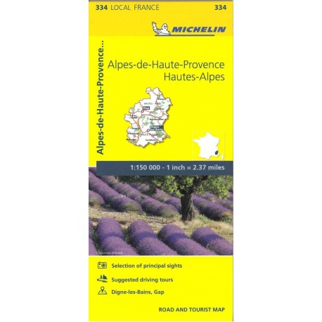 France blad 334: Alpes de Haute Provence, Hautes Alpes