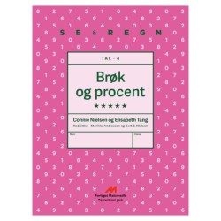 TAL 4  - sælges i sæt af 5 stk.: Brøk og procent